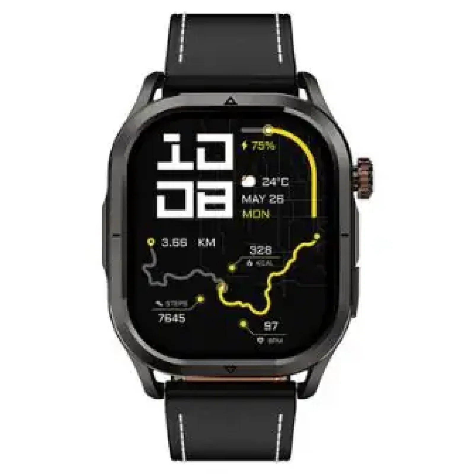 Змінний ремінець KOSPET ARCHLAN LEATHER BLACK 22MM (STRAP ARCHLAN BLACK) UA