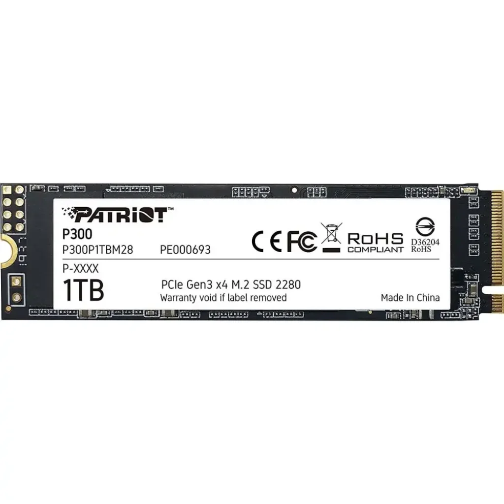 Накопитель SSD M.2 2280 1TB P300 P300P1TBM28 PATRIOT UA