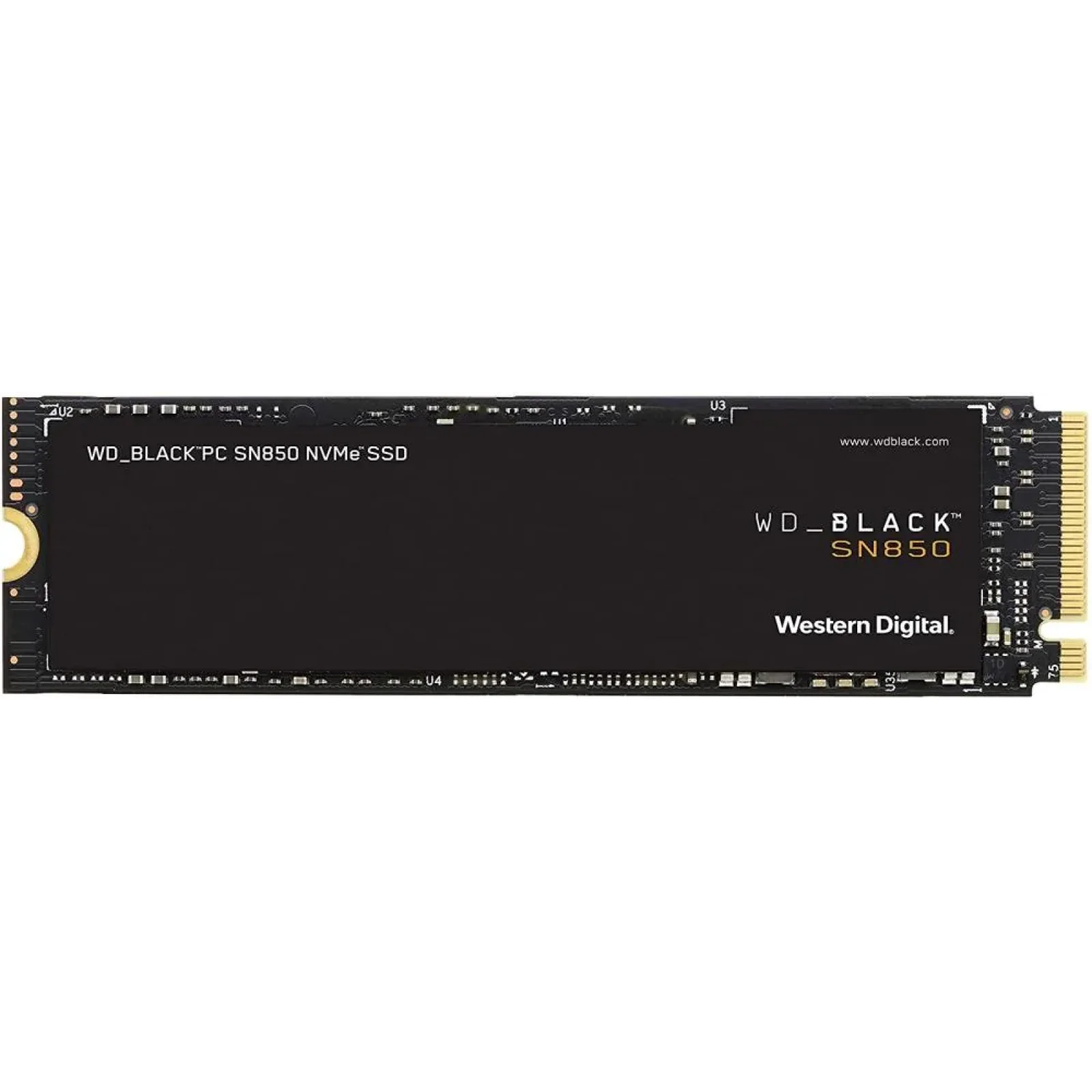 Накопитель SSD M.2 2280 2TB SN850 BLACK SN850 WDS200T1X0E WDC UA