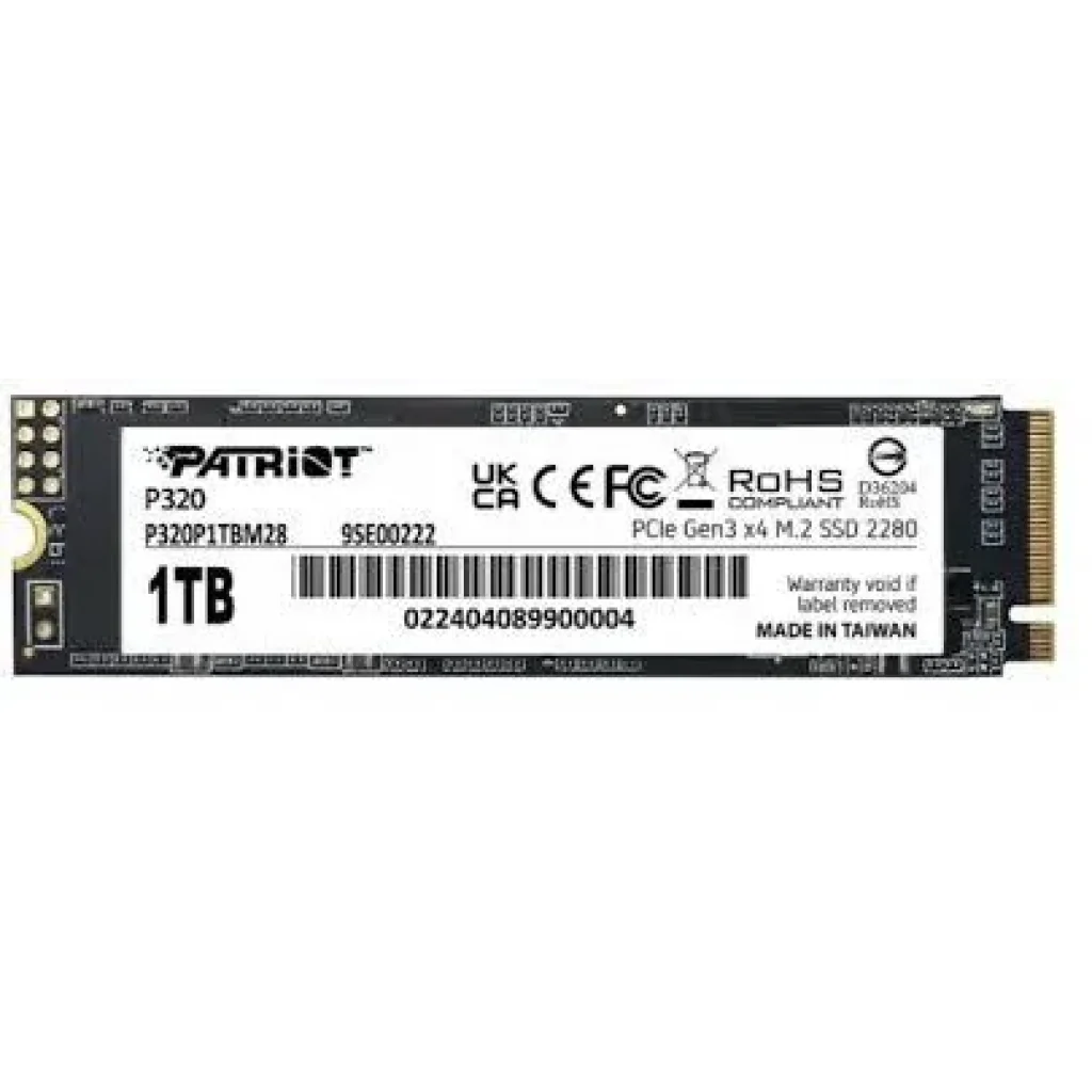Накопичувач SSD M.2 2280 1TB P320 P320P1TBM28 PATRIOT UA