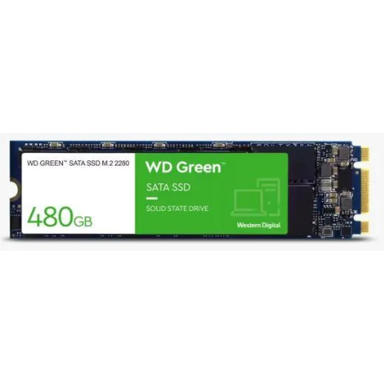 Накопитель SSD SATA M.2 480GB 6GB/S GREEN WDS480G3G0B WDC UA