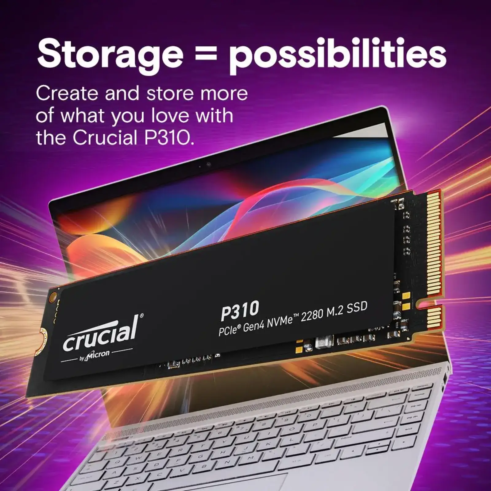 SSD накопитель Crucial P310 1 TB (CT1000P310SSD8-T) UA