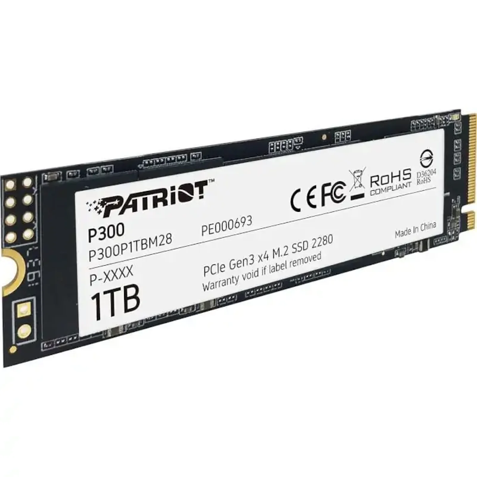Накопитель SSD M.2 2280 1TB P300 P300P1TBM28 PATRIOT UA