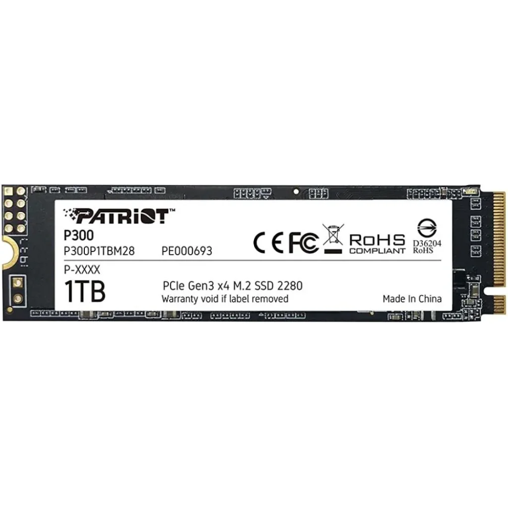 Накопитель SSD M.2 2280 1TB P300 P300P1TBM28 PATRIOT UA