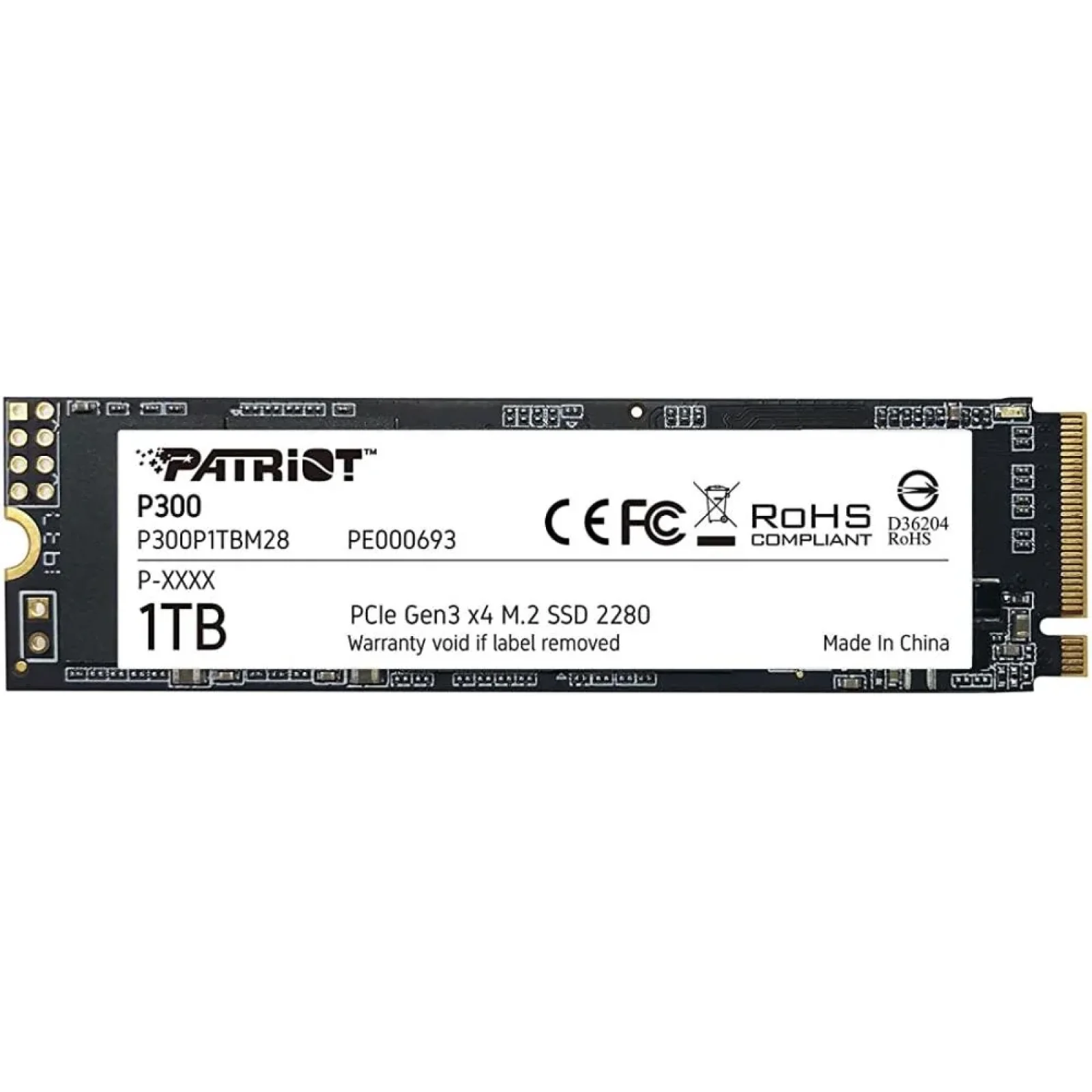 Накопитель SSD M.2 2280 1TB P300 P300P1TBM28 PATRIOT UA