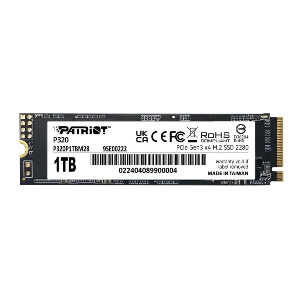 Накопичувач SSD M.2 2280 1TB P320 P320P1TBM28 PATRIOT UA