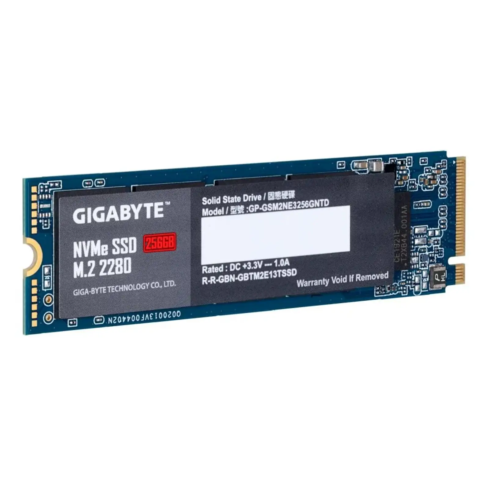 SSD накопичувач M.2 2280 256GB GP-GSM2NE3256GNTD GIGABYTE UA
