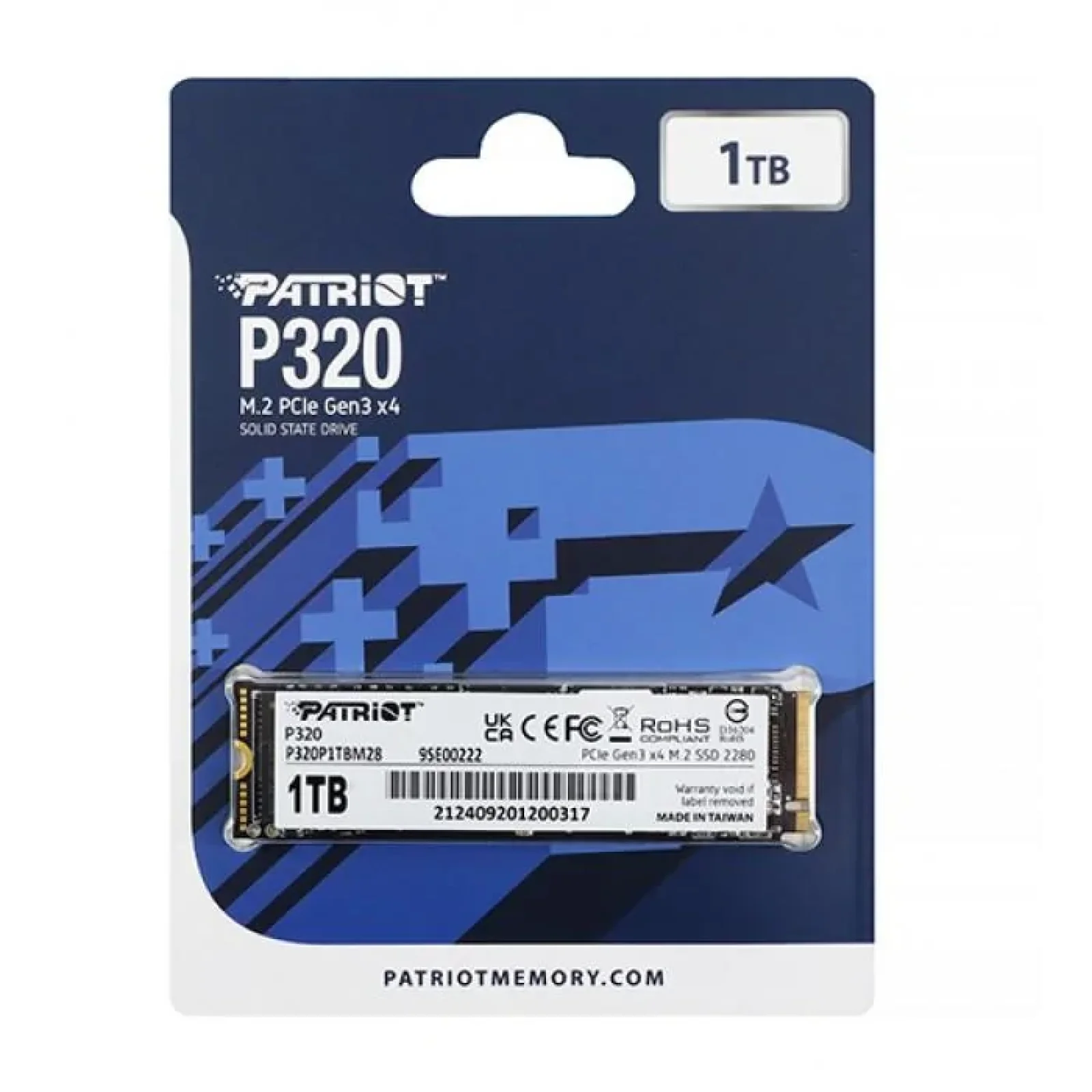 Накопитель SSD M.2 2280 1TB P320 P320P1TBM28 PATRIOT UA