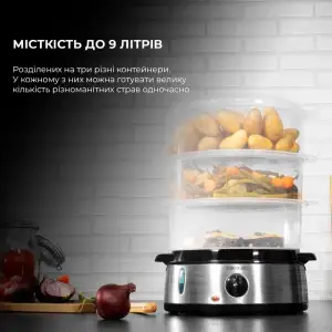 Пароварка CECOTEC Vapovita 3000 Inox UA