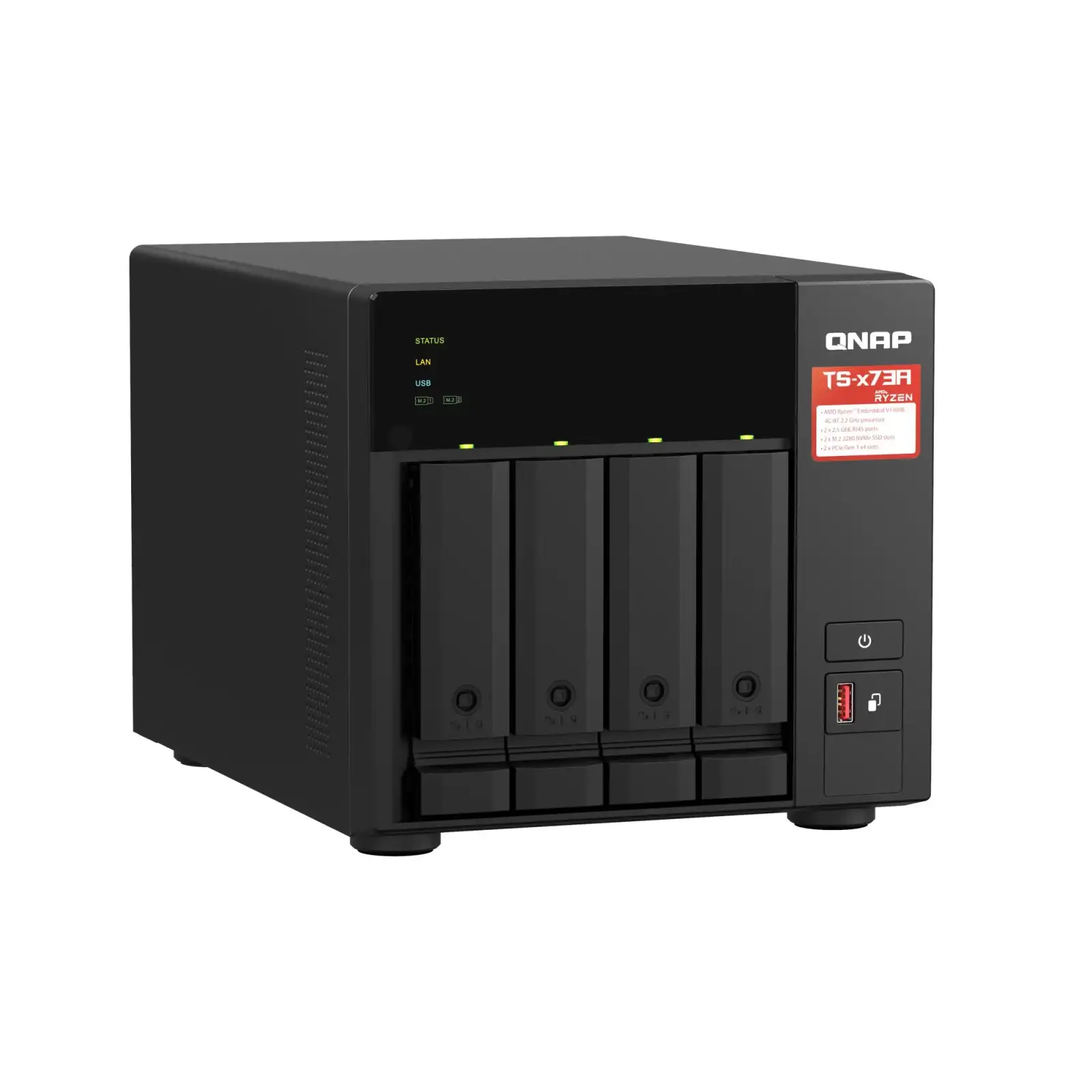 Система зберігання даних 4BAY 8GB TS-473A-8G QNAP UA