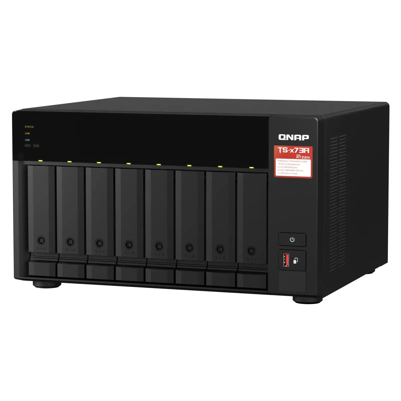 Система зберігання даних 8BAY 8GB TS-873A-8G QNAP UA