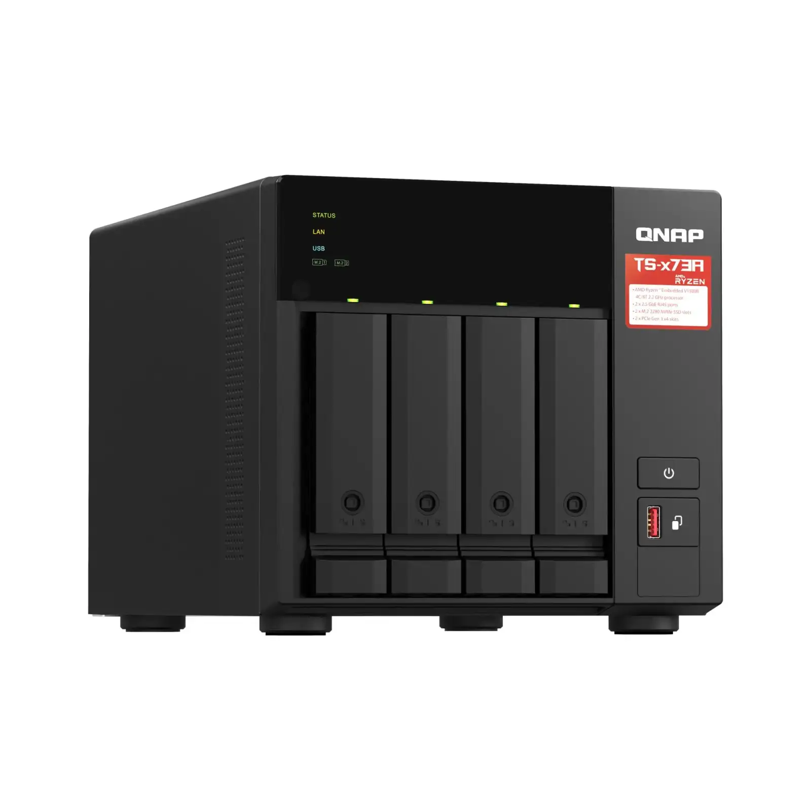 Система зберігання даних 4BAY 8GB TS-473A-8G QNAP UA