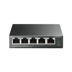Комутатор TP-LINK 5-портовий настільний з 4 РоЕ+ портами TL-SG1005LP UA