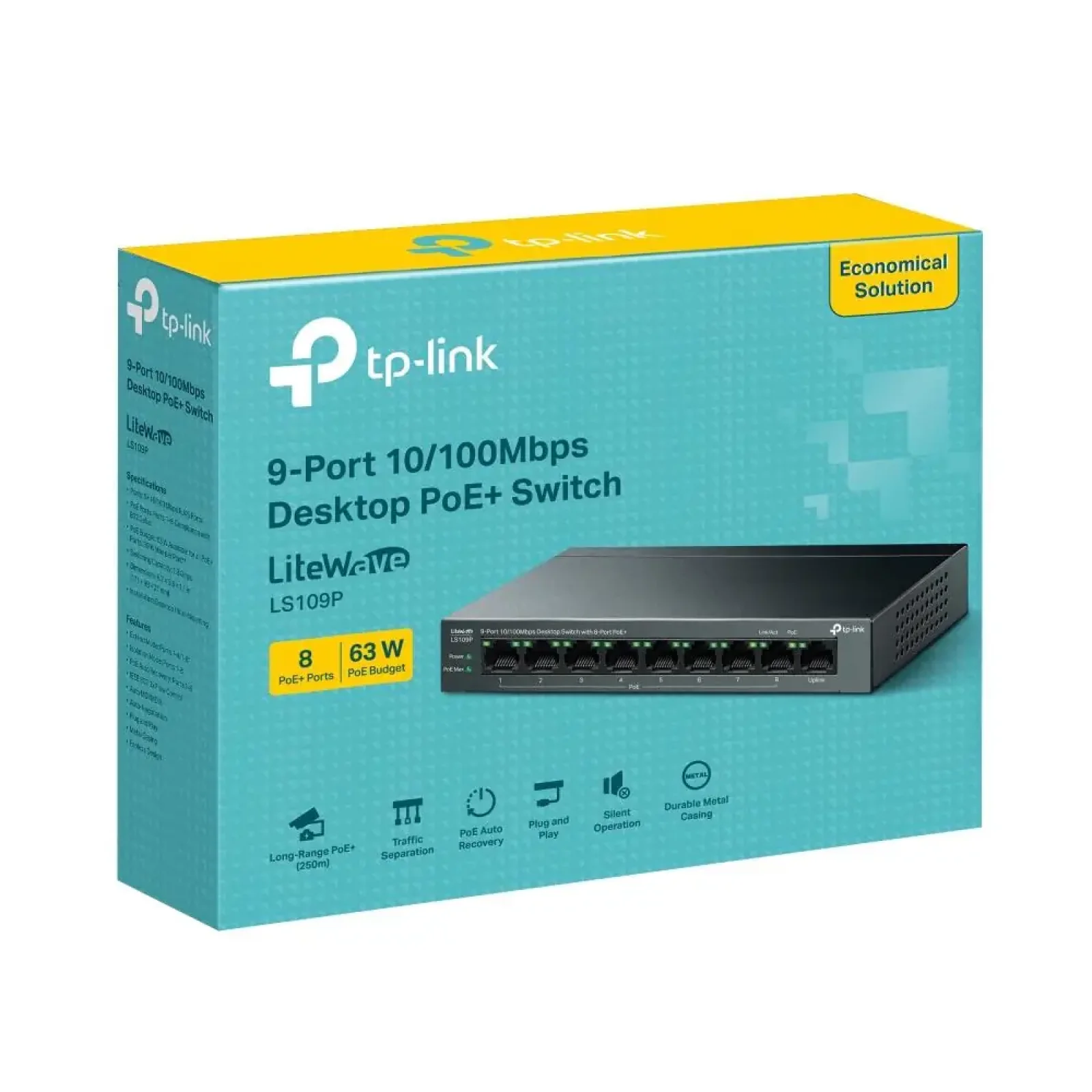 Комутатор 9-портовий настільний LS109P TP-LINK UA