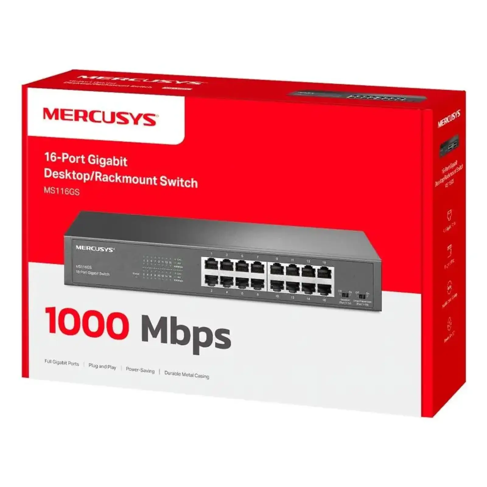Комутатор MS116GS MERCUSYS UA