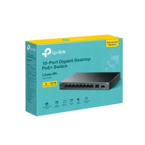 Комутатор 10-портовий гігабітний LS1210GP TP-LINK UA