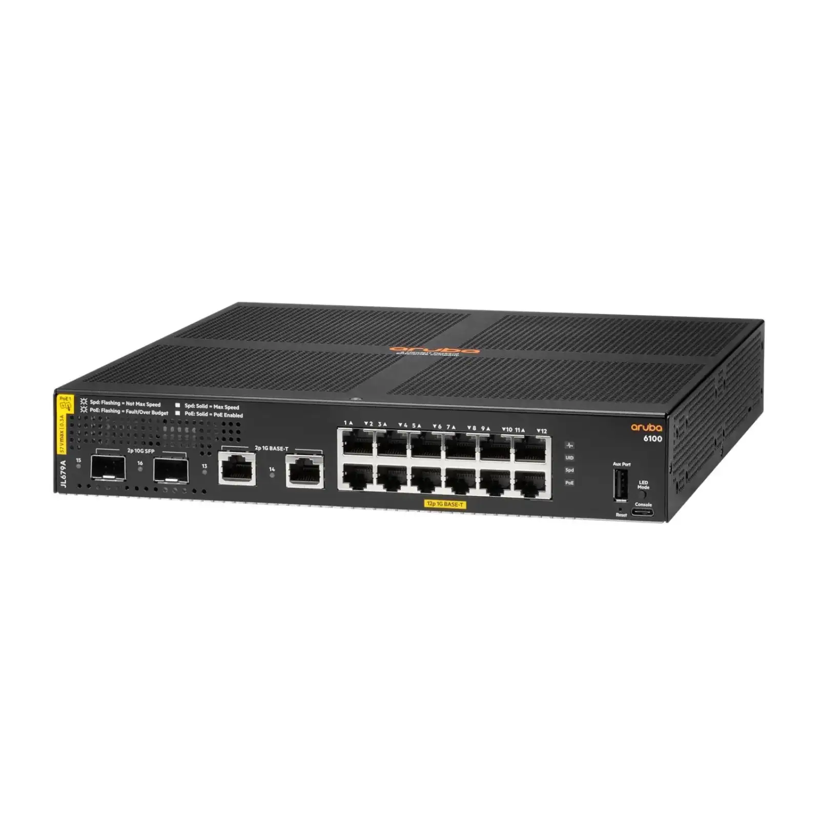Комутатор Aruba 6100 12G CL4 2SFP+ 139W Switch JL679A (RSVLC-1814) UA