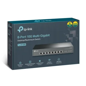 Комутатор 8 портовий 10-гігабітний настільний / стієчний TL-SX1008 TP-LINK UA