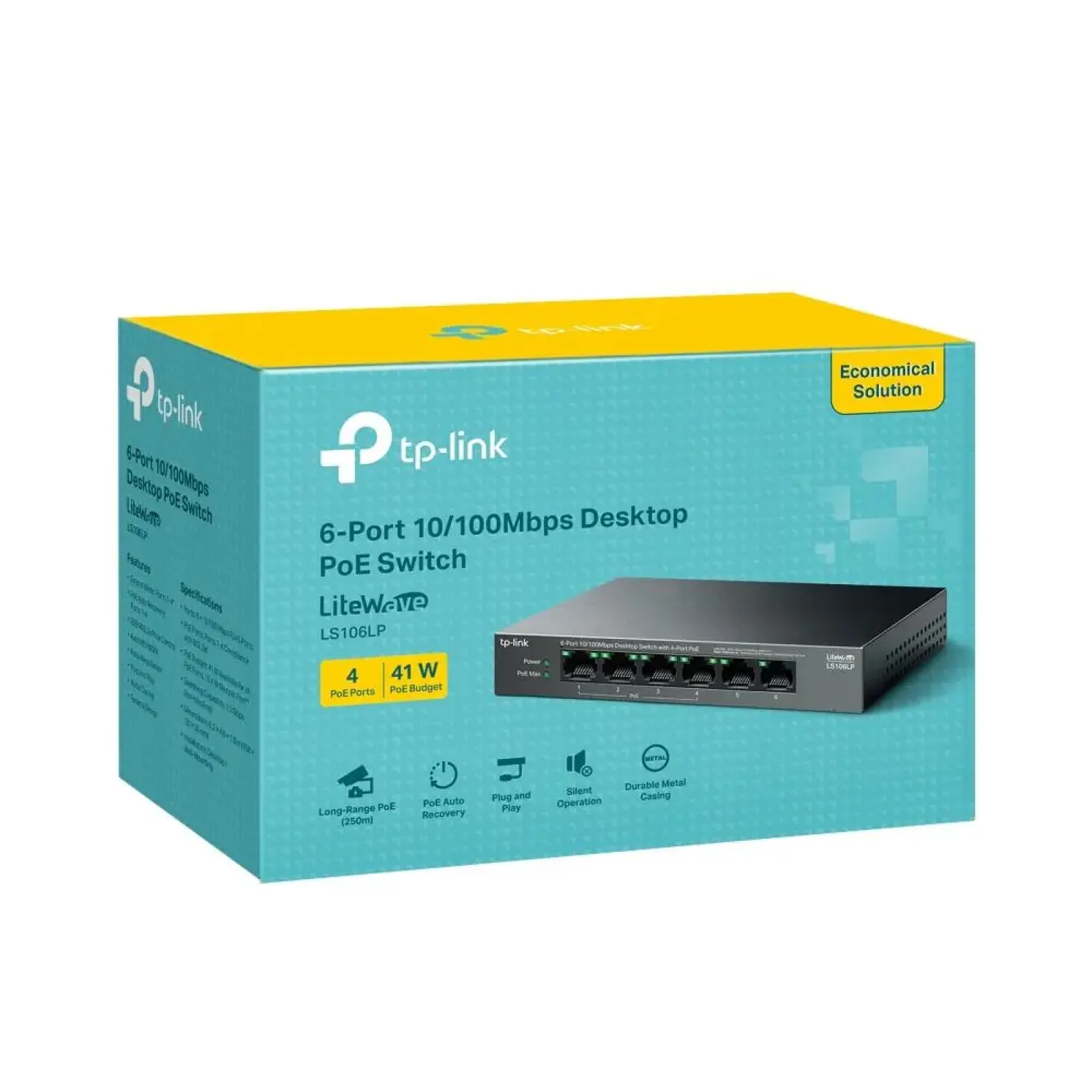Комутатор LS106LP TP-LINK UA