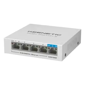 Комутатор Keenetic PoE+ Switch 5 (KN-4610) UA