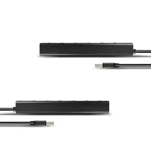 Хаб AXAGON HUE-SA7BP USB3.0 CHARGING hub, USB-A кабель 40см, Чорний UA
