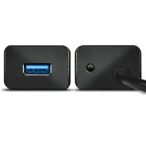 Хаб AXAGON HUE-SA7BP USB3.0 CHARGING hub, USB-A кабель 40см, Чорний UA