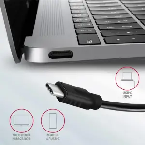 Хаб концентратор AXAGON HMC-4G2 SuperSpeed ​​USB-C 10 Gbps SPEEDSTER 4, Сірий UA