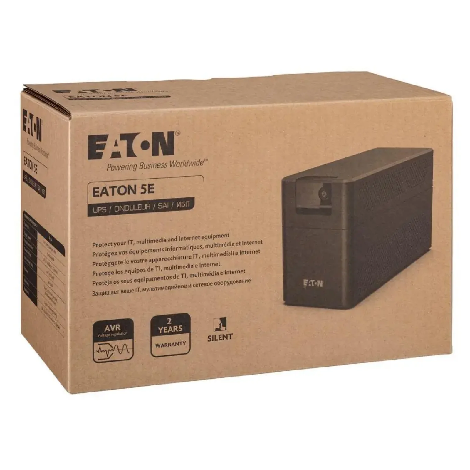 Джерело безперебiйного живлення Eaton 5E 700 DIN G2 (5E700D) UA