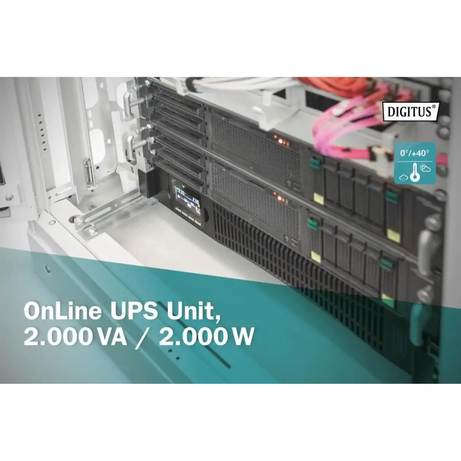 ДБЖ UPS ONLINE 2000VA 2000W DN-170095 ASSMANN UA