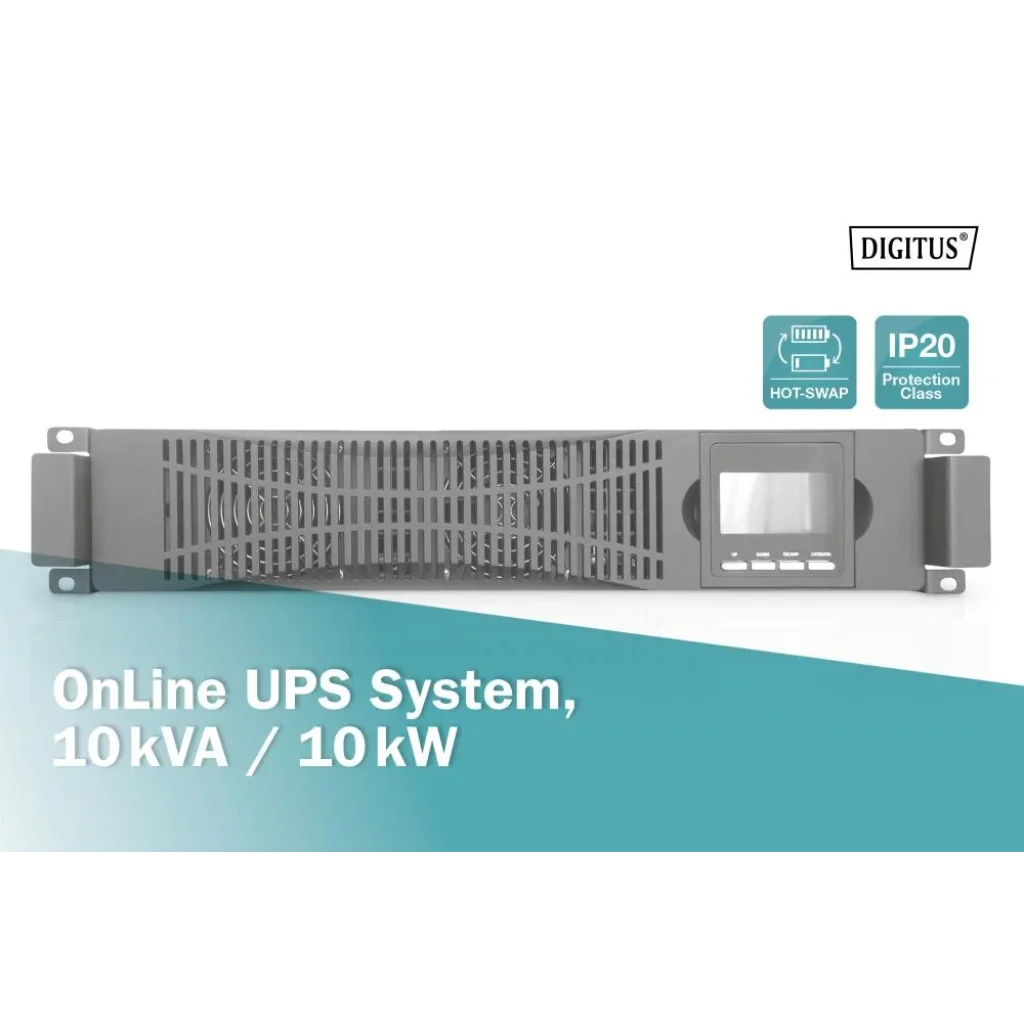 Джерело безперебійного живлення UPS ONLINE 10KVA/ 10KW DN-170107 DIGITUS by ASSMANN UA