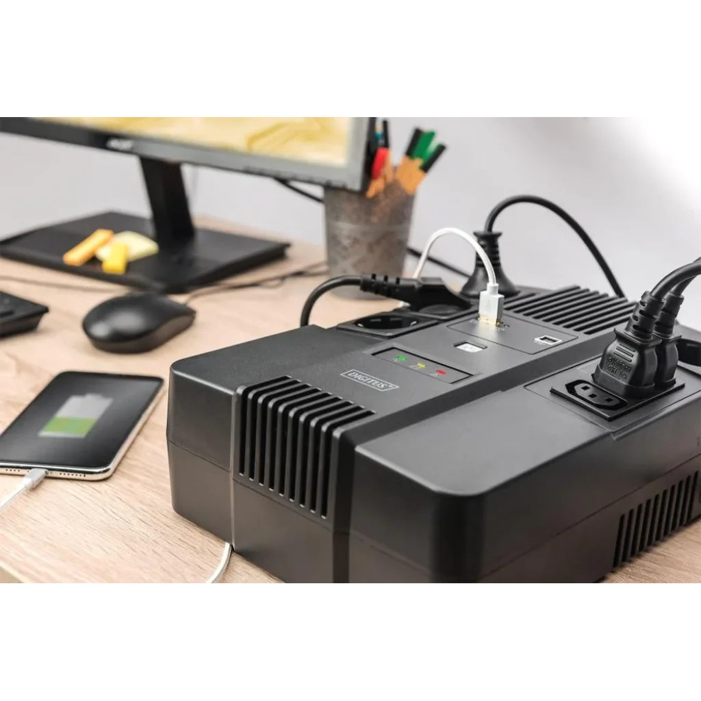 Джерело безперебійного живлення UPS ALL-IN-ONE 600VA 360W DN-170110 DIGITUS by ASSMANN UA