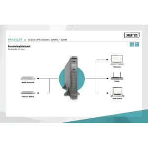 Джерело безперебійного живлення UPS ONLINE 10KVA/ 10KW DN-170107 DIGITUS by ASSMANN UA