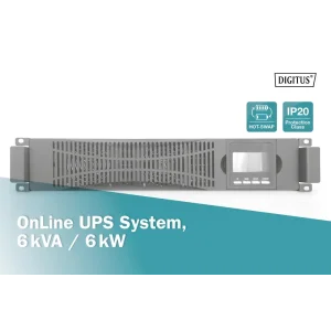 Джерело безперебійного живлення UPS ONLINE 6KVA/ 6KW DN-170106 DIGITUS by ASSMANN UA
