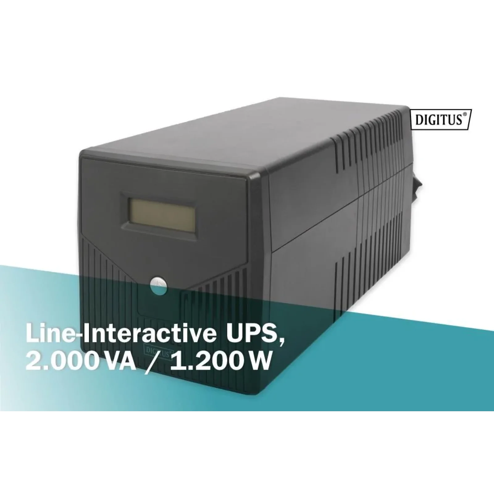 Джерело безперебійного живлення UPS LINE-INTERACTIVE 2000VA 1200W DN-170076 DIGITUS by ASSMANN UA