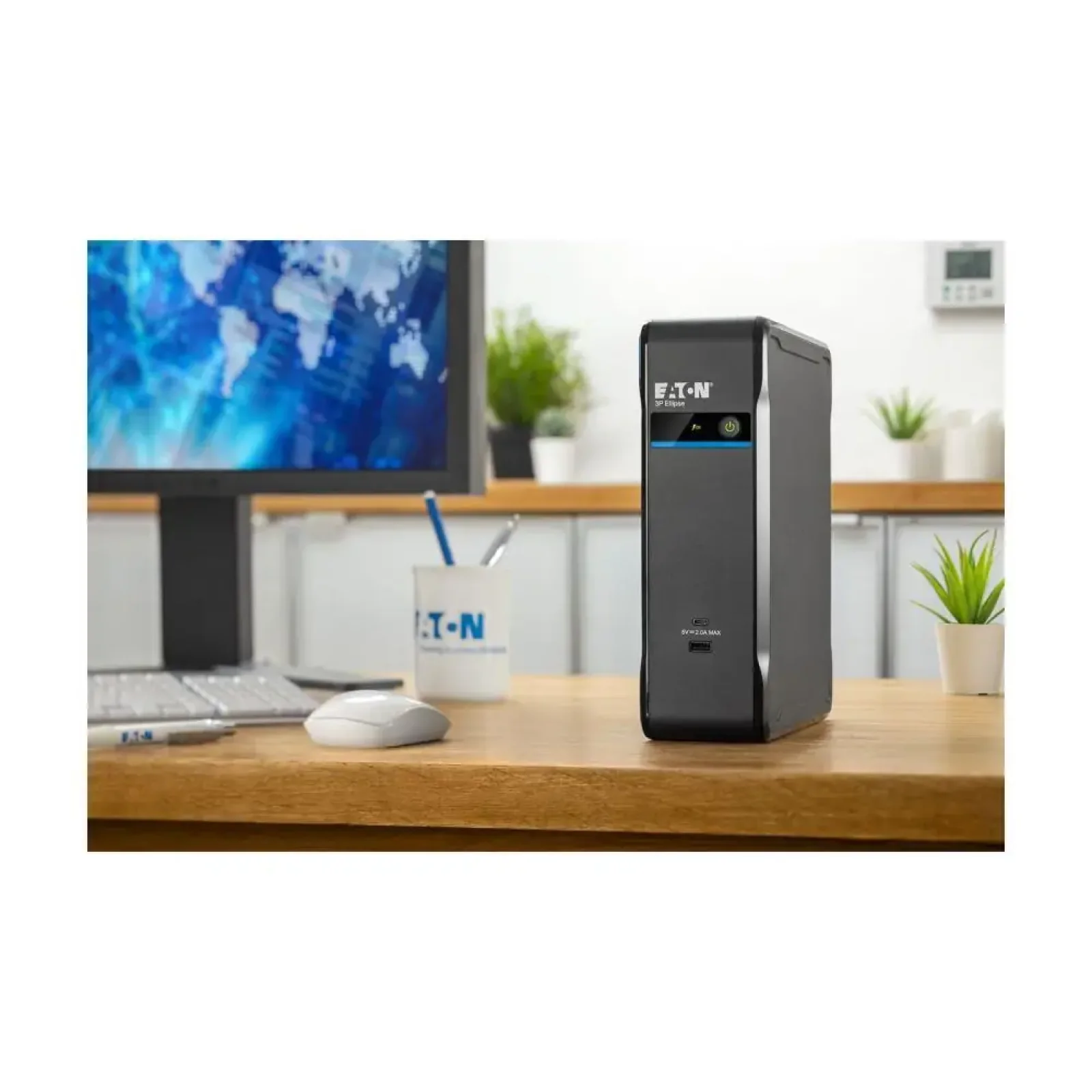 Джерело безперебійного живлення Eaton 3P Ellipse 1700 USB DIN (3P1700UD) UA