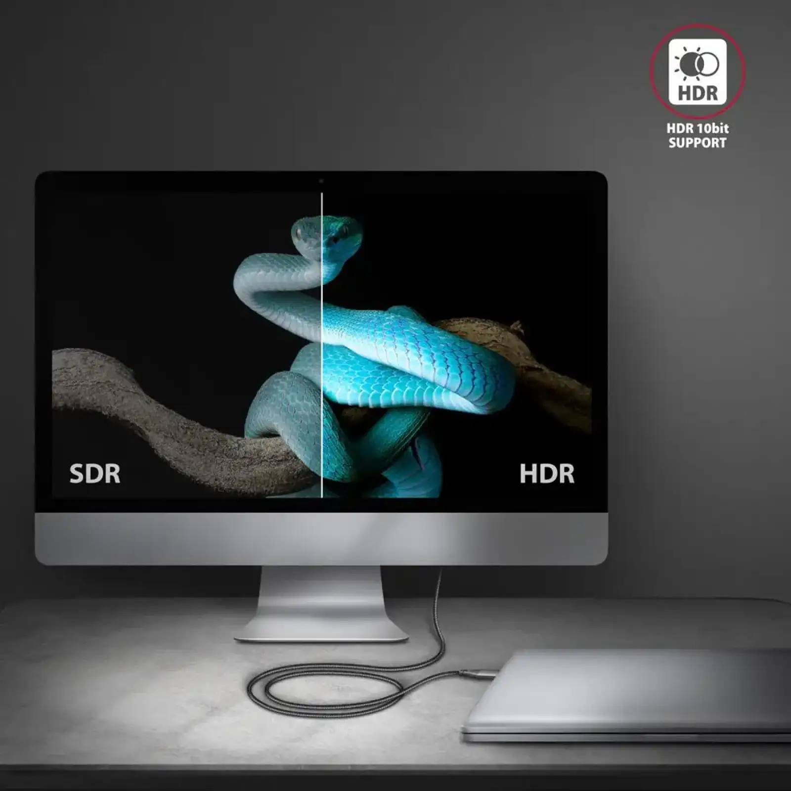 Кабель USB-C TO HDMI 1.8M RVC-HI2MC AXAGON UA