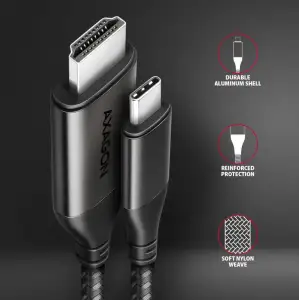 Кабель USB-C TO HDMI 1.8M RVC-HI2MC AXAGON UA