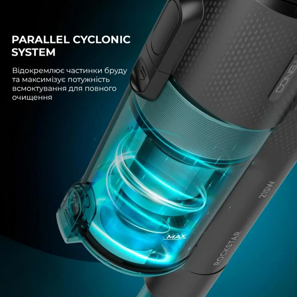 Акумуляторний пилосос Cecotec Conga Rockstar 1500 Ray Ergowet Animal UA