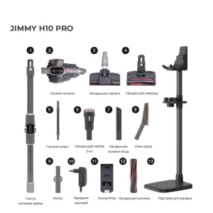 Бездротовий пилосос Jimmy H10 PRO Hercules (H10PRO) UA