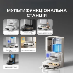 Робот-пилосос Dreame Bot L40 Ultra AE Black (RLL77SE-BLACK) UA
