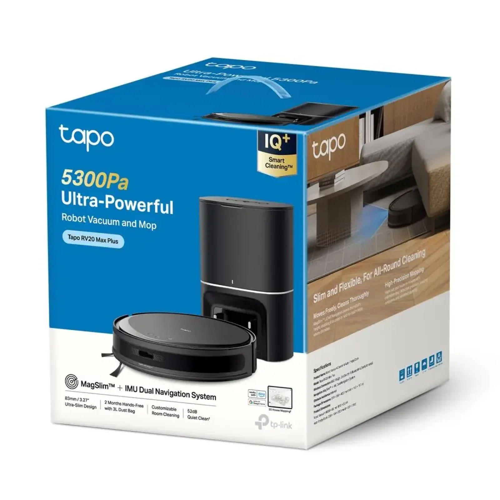 Робот-пилосос Tapo RV20 Max Plus TP-Link UA