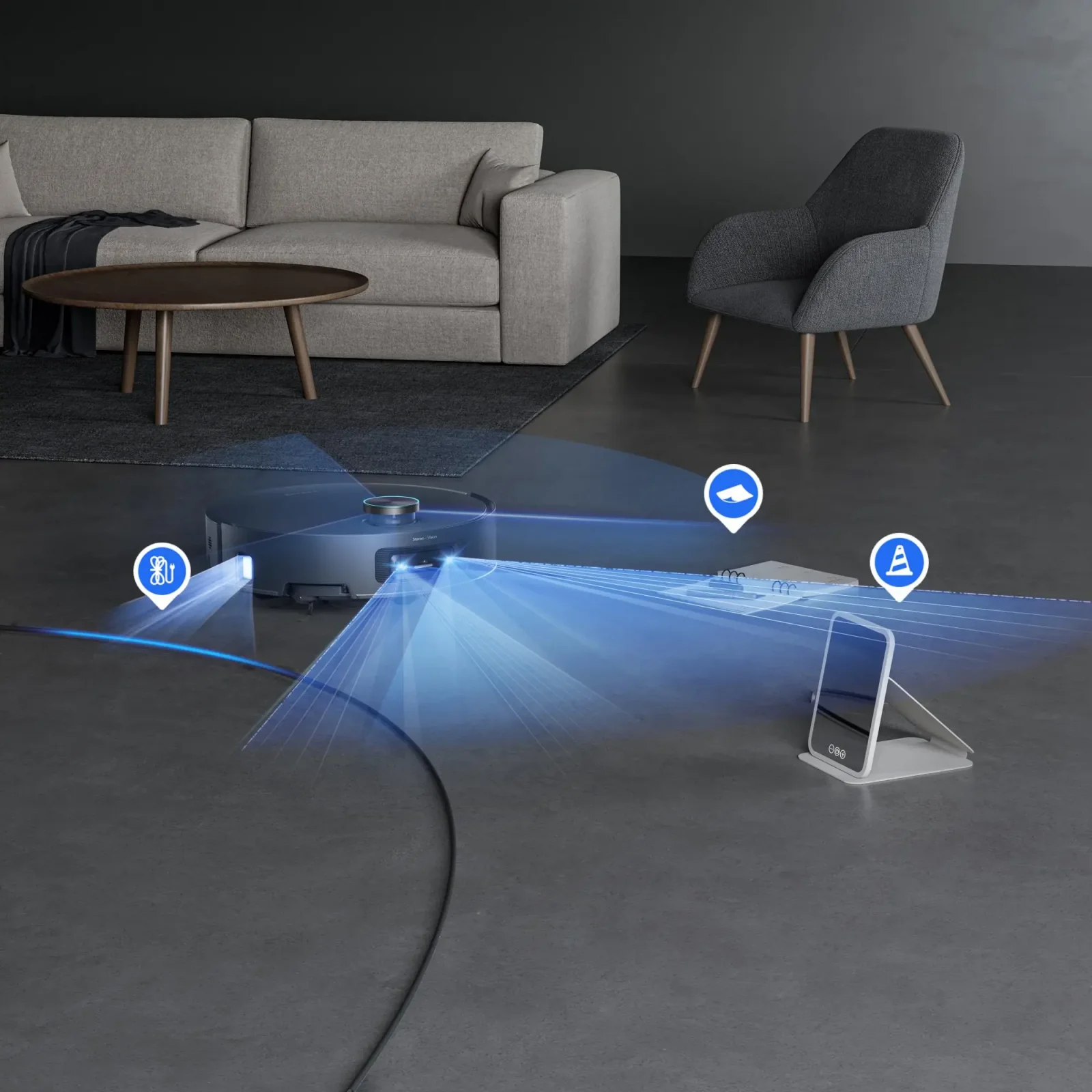 Робот-пилосос Dreame Aqua 10 Ultra Track Complete Black (RLR81CE-1-BL) UA