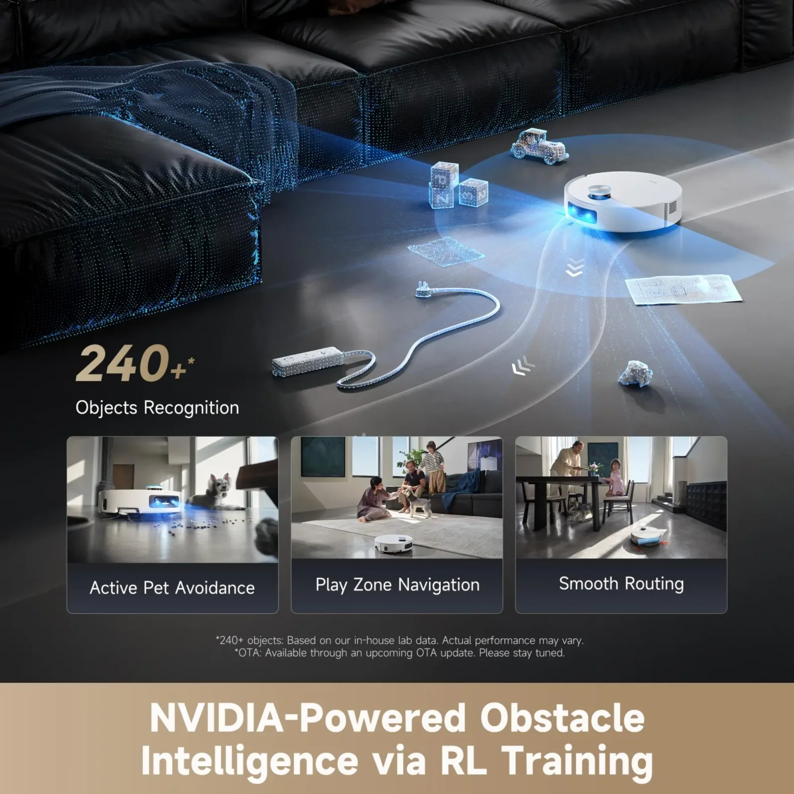 Робот-пилосос Dreame Aqua 10 Ultra Roller Complete White (RLH71DE-1-WH) UA