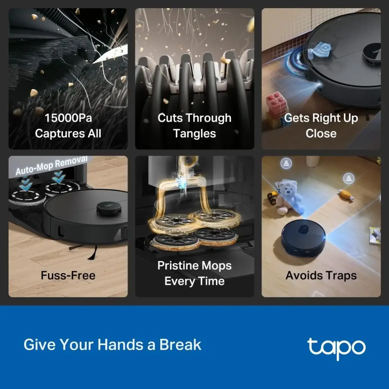 Робот-пилосос, Tapo RV50 Pro Omni TP-LINK UA