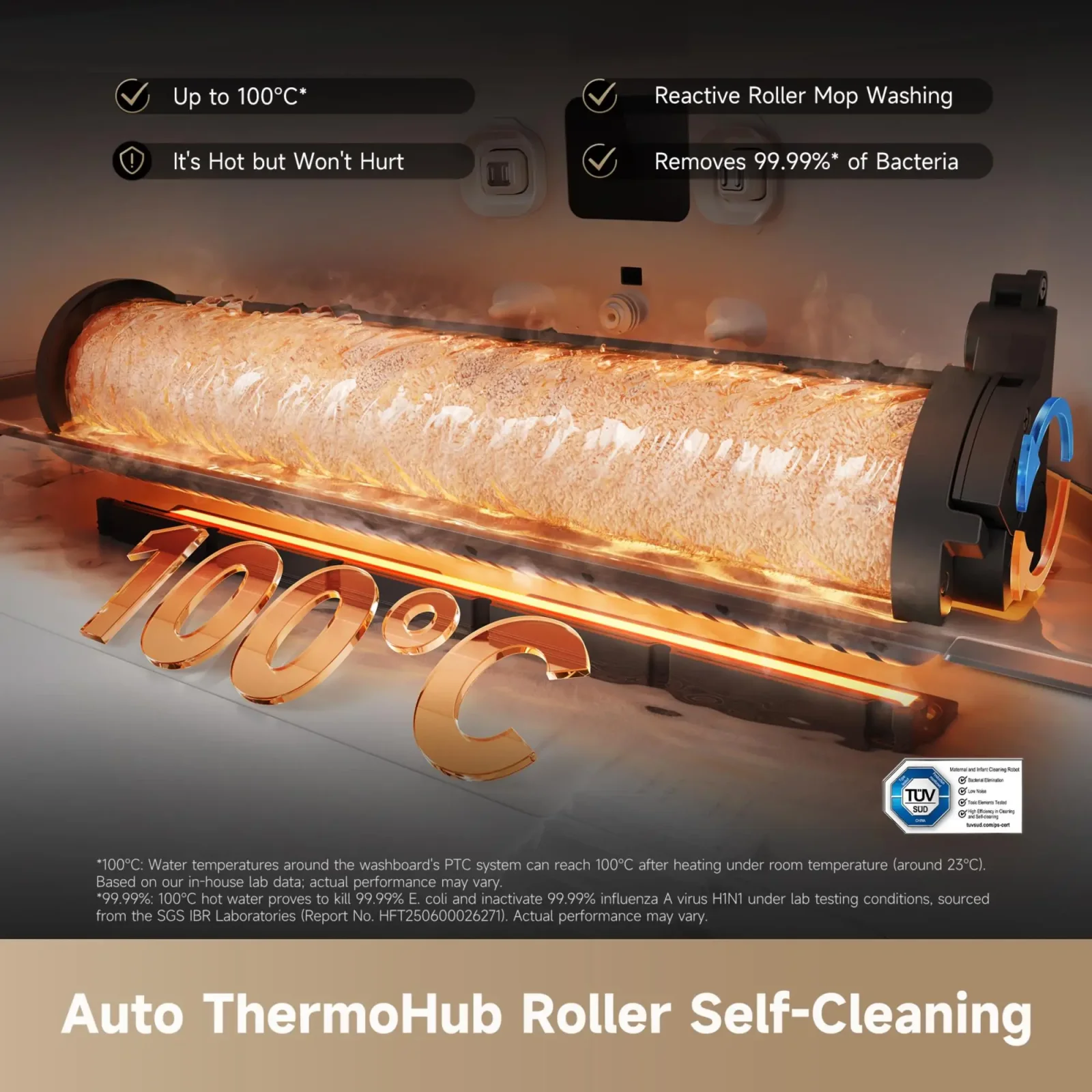 Робот-пилосос Dreame Aqua 10 Ultra Roller Complete White (RLH71DE-1-WH) UA