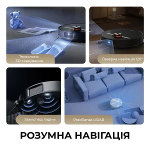 Робот-пилосос Deerma X80 Ultra (DEM-X80Ultra) UA