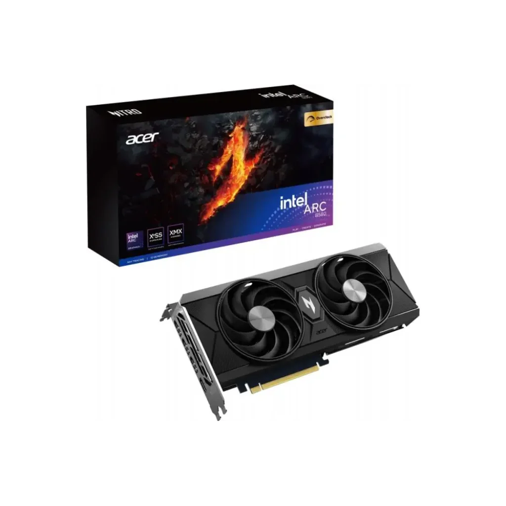 Відеокарта PCIE8 ARC B580 ОС 12GB GDDR6 DP.Z4BWW.P01 ACER UA