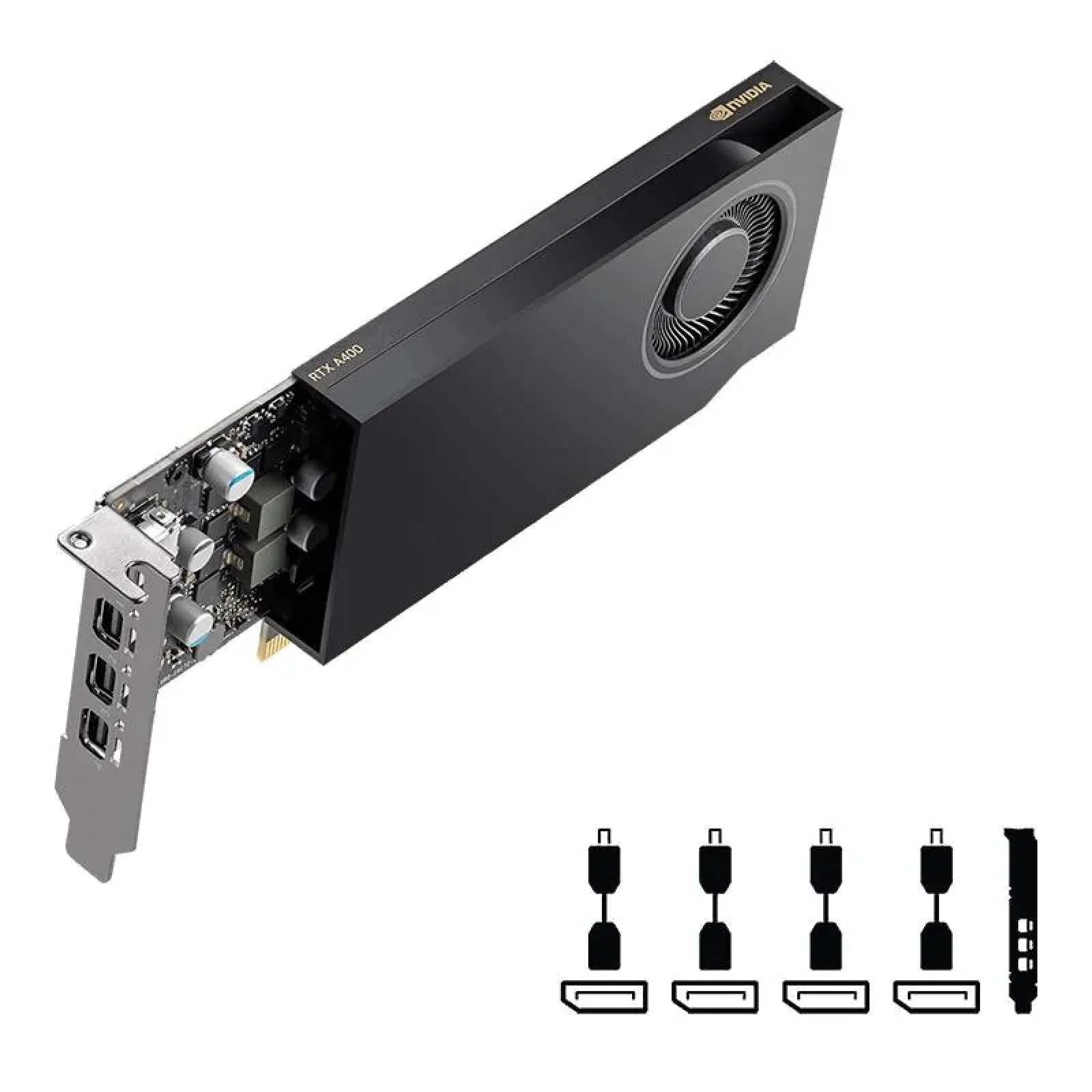 Відеокарта PRO PCIE8 RTX A400 4GB 64B VCNRTXA400-SB PNY UA