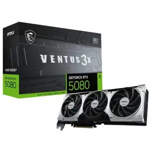 Відеокарта MSI PCIE16 RTX5080 16GB GDDR7 RTX5080 16G SHAD 3X OC MSI UA