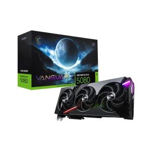 Відеокарта PCIE16 RTX5080 16GB GDDR7 RTX5080 16G VANGUARD SOC MSI UA